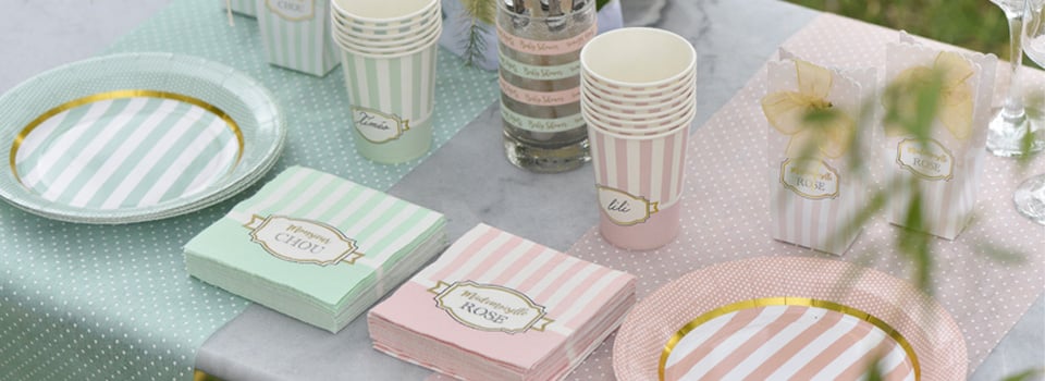 Table et déco Baby Shower