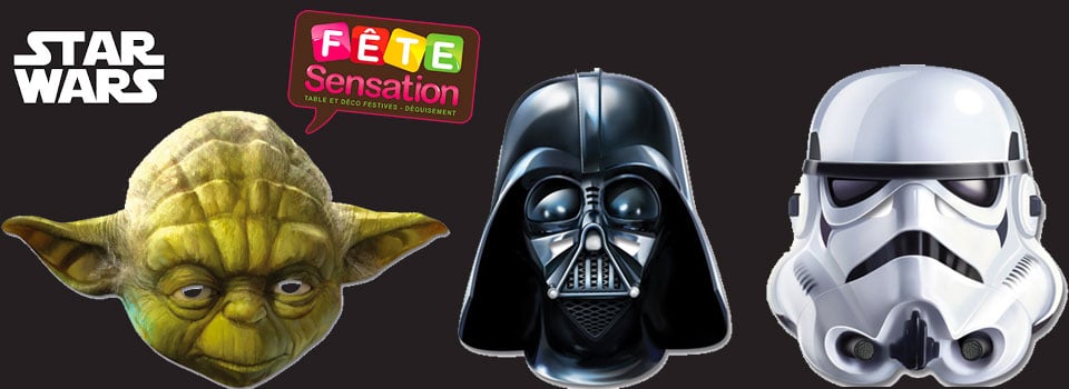 Masques carton star wars