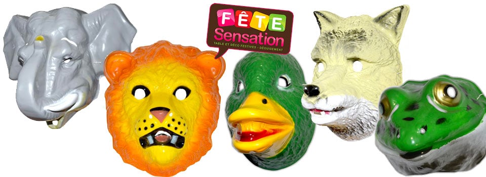 Masques animaux enfants