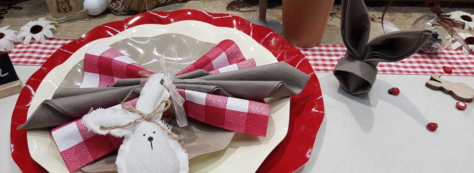 Pâques, décoration de table