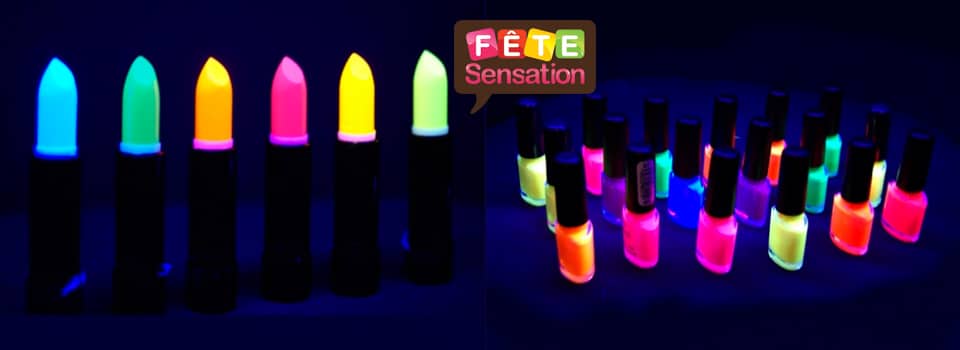 Rouges à lèvres fluo et vernis à ongles fluo Rouges à lèvres fluo et vernis à ongles fluo