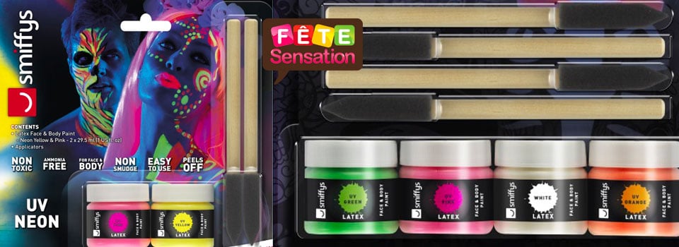 Maquillage latex fluo