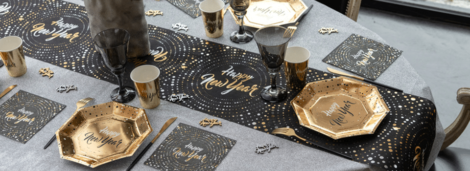 nouvel an theme table