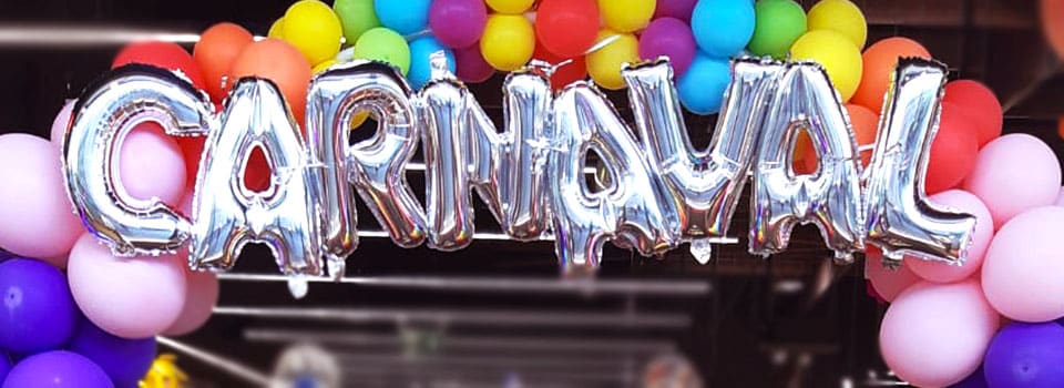 Ballons hélium Happy Birthday bleu et or - Au Clown de Paris