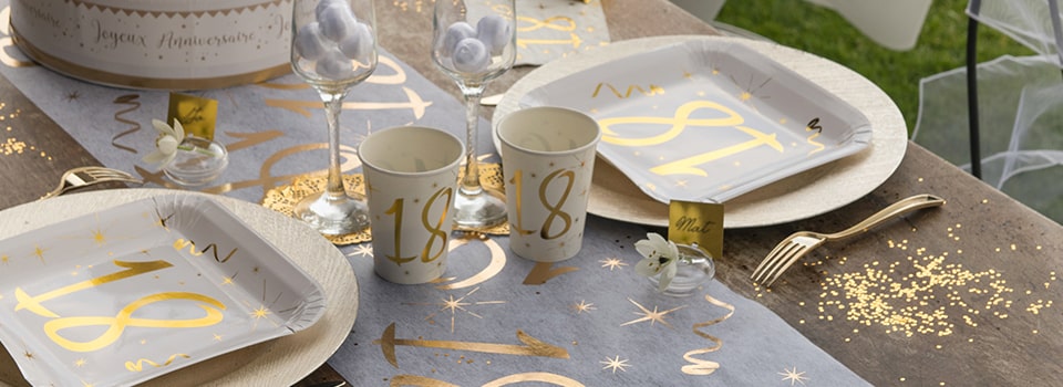 CENTRE DE TABLE CHIFFRE ANNIVERSAIRE 30 ANS ROSE GOLD - Ouest Fetes