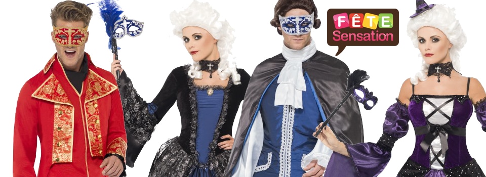 Costumes baroque pour homme et femme 