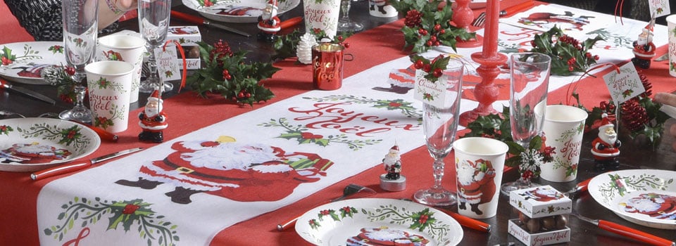 Déco de table de Noël Déco de table de Noël