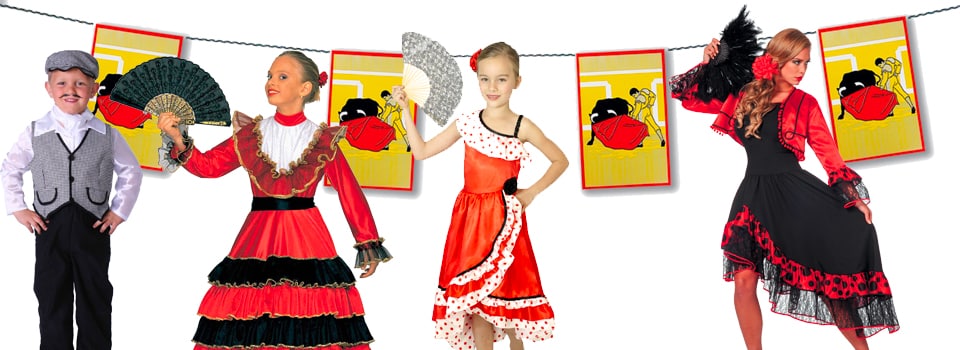 déguisement espagnol danseuse flamenco