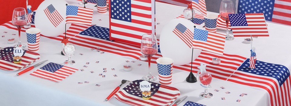 Idées de tables à thème USA