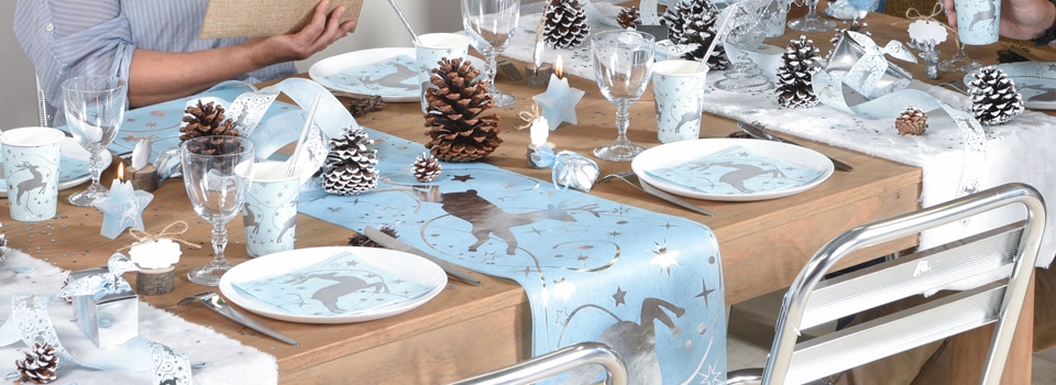 Idées de tables à thème Noël