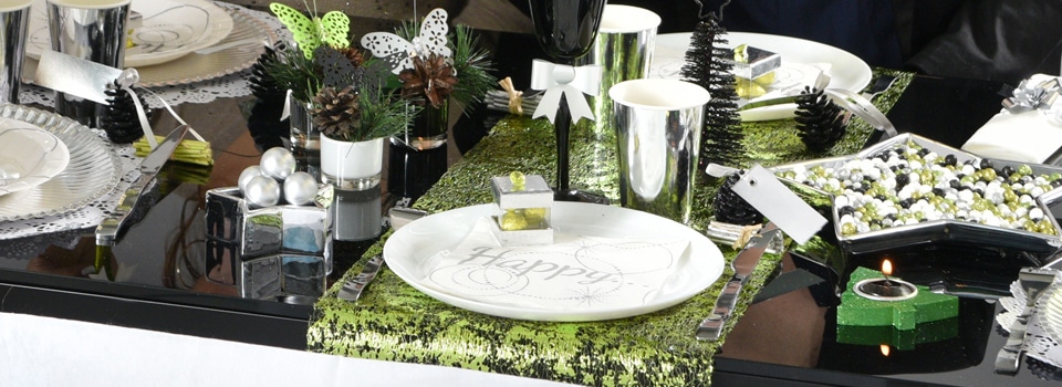 Déco de table de nouvel an entre amis