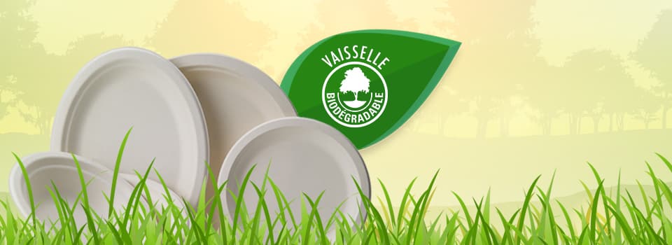 Vaisselle biodégradable