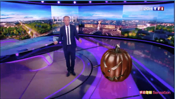 Passage vidéo de Fête Sensation sur le JT de TF1. Déguisements Halloween toujours tendance