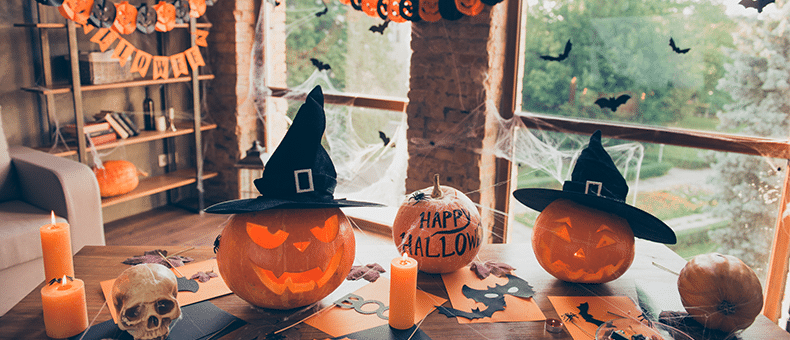 décorations table halloween