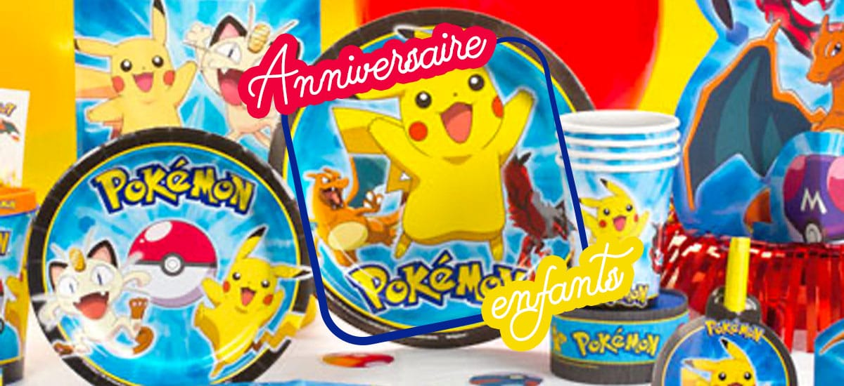 déco anniversaire Pokémon