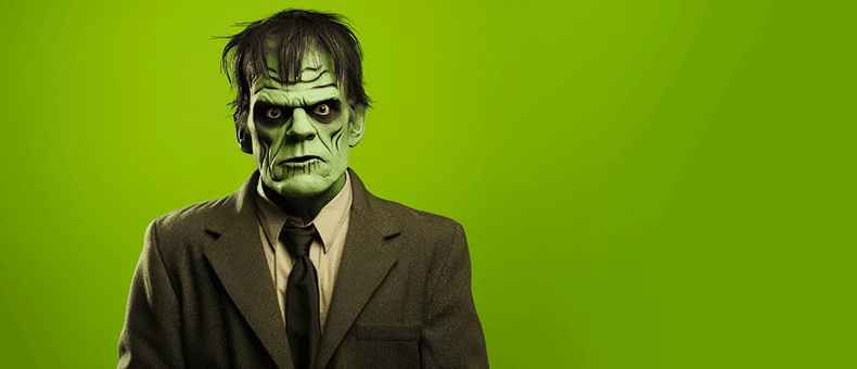 déguisement halloween homme frankenstein