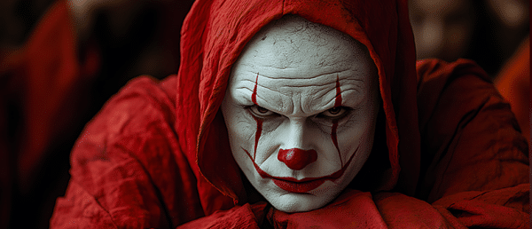 maquillage halloween homme clown 